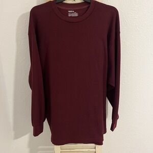 Vertical Sport T Shirt Mens 3XL Maroon Thermal Base Layer Warm  MSRP $69